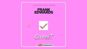 Correct – Frank Edwards