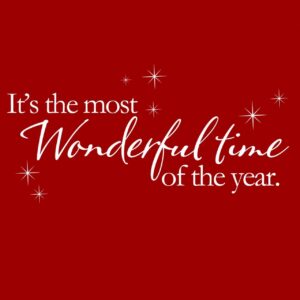 Lyrics To It’s The Most Wonderful Time Of The Year