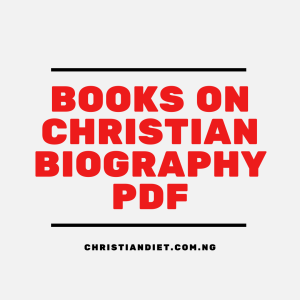 Books On Christian Biography [PDF Download]