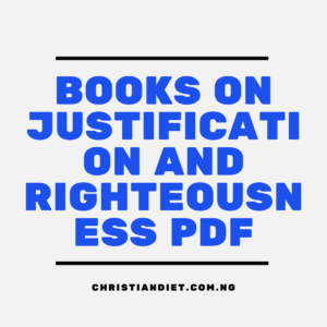 Books On Justification And Righteousness [PDF Download]