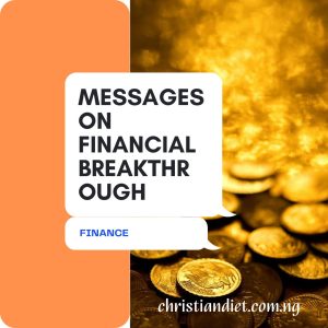 Sermons On Financial Breakthrough