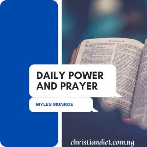 Daily Power and Prayer Myles Munroe [PDF Download]