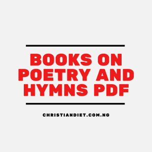 Books On Poetry and Hymns [PDF Download]