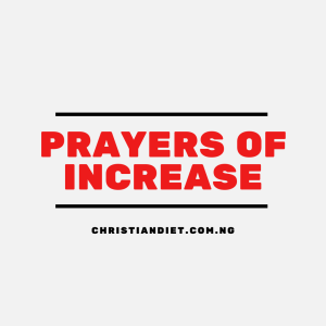Prayer Points for Enlargement and Increase
