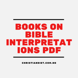 Books On Bible Interpretations [PDF Download]