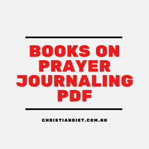 Books On Prayer Journaling [PDF Download]