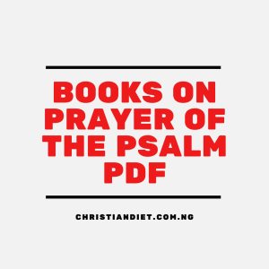 Books On Prayers of The Psalms [PDF Download]
