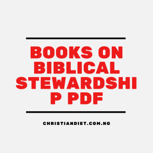 Books On Biblical Stewardship [PDF Download]