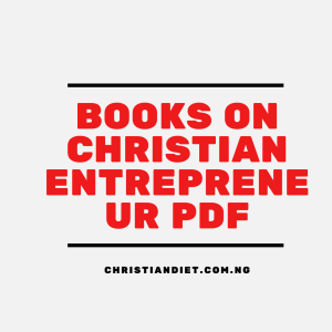 Books On Christian Entrepreneur [PDF Download]