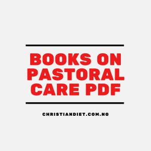 Books On Pastoral Care [PDF Download]