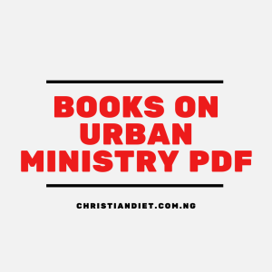 Books On Urban Ministry [PDF Download]