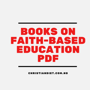 Books On Faith-Based Education [PDF Download]