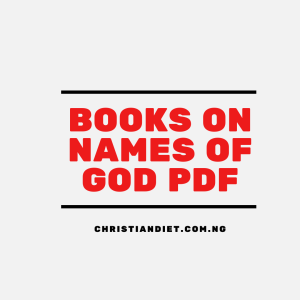 Books On Names of God [PDF Download]