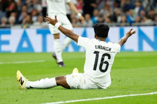 Endrick-549x365 Real Madrid FC Players, Positions, Age, and Their Religion 2025